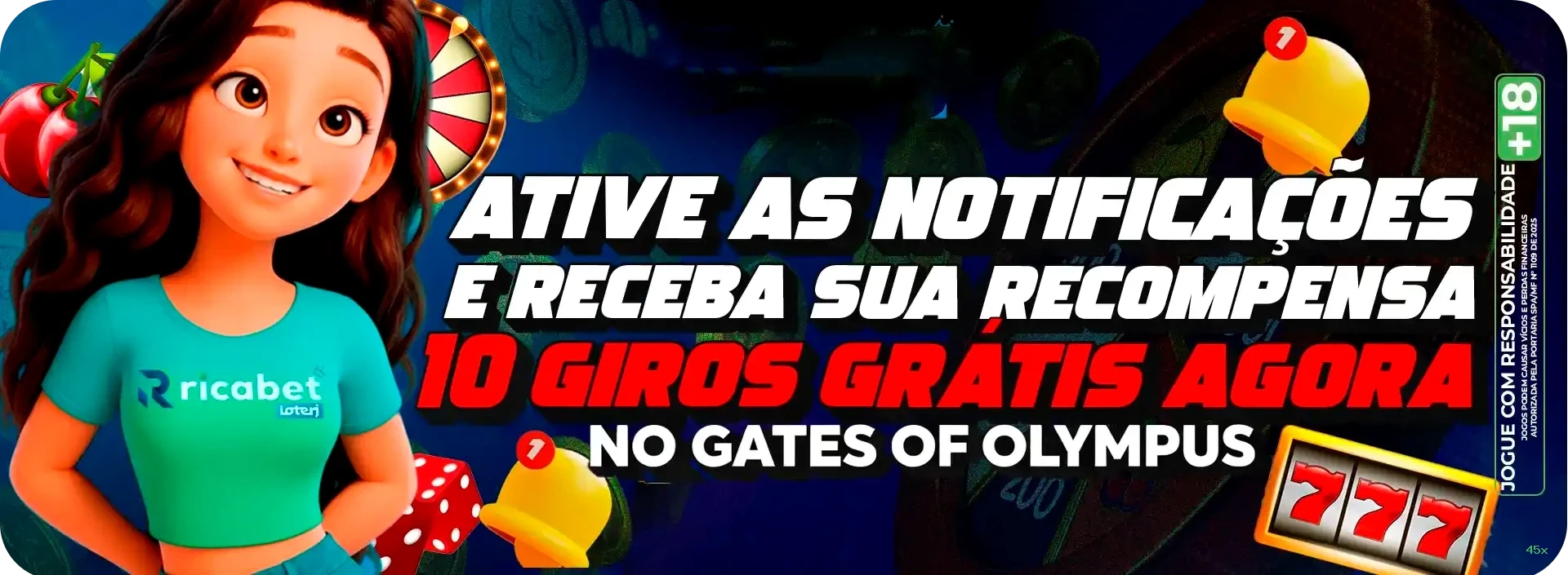 Controles de paJogonto e BRL em 45x